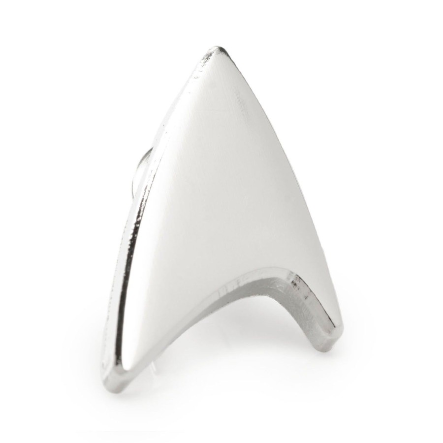 Star Trek Silver Delta Shield Lapel Pin | Lapel Pins