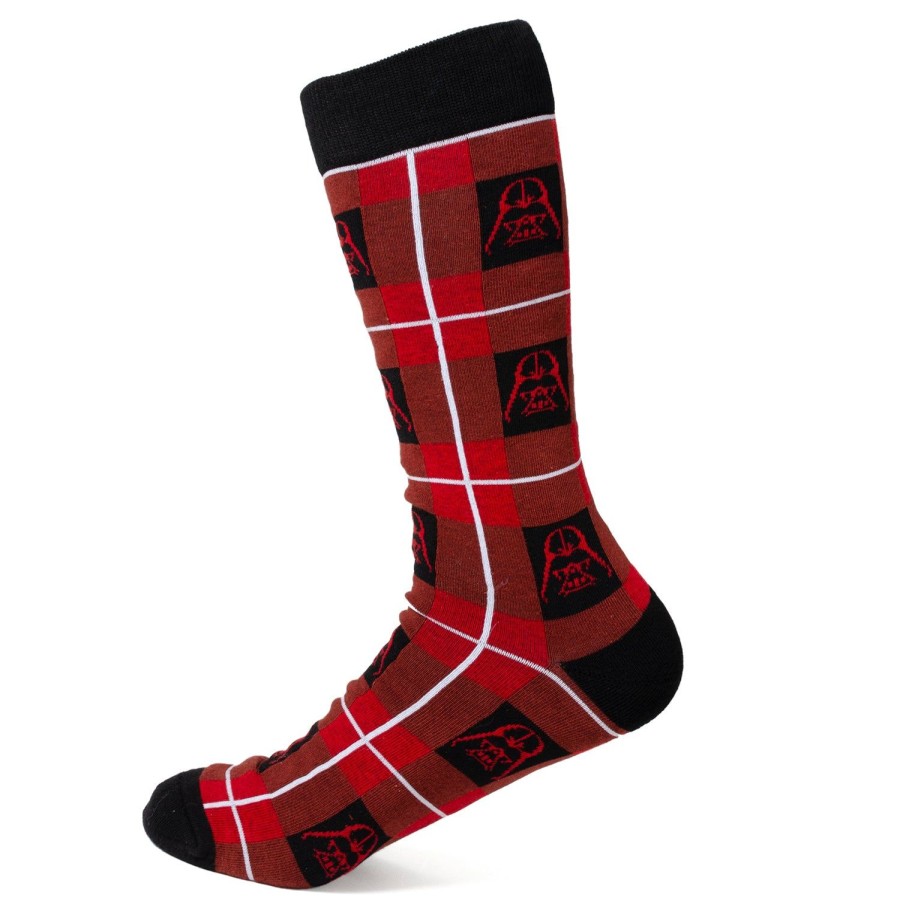 Star Wars Vader Plaid Black Socks | Socks