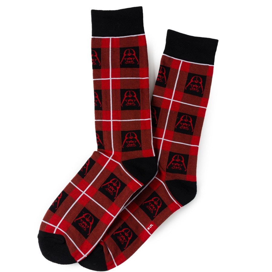 Star Wars Vader Plaid Black Socks | Socks