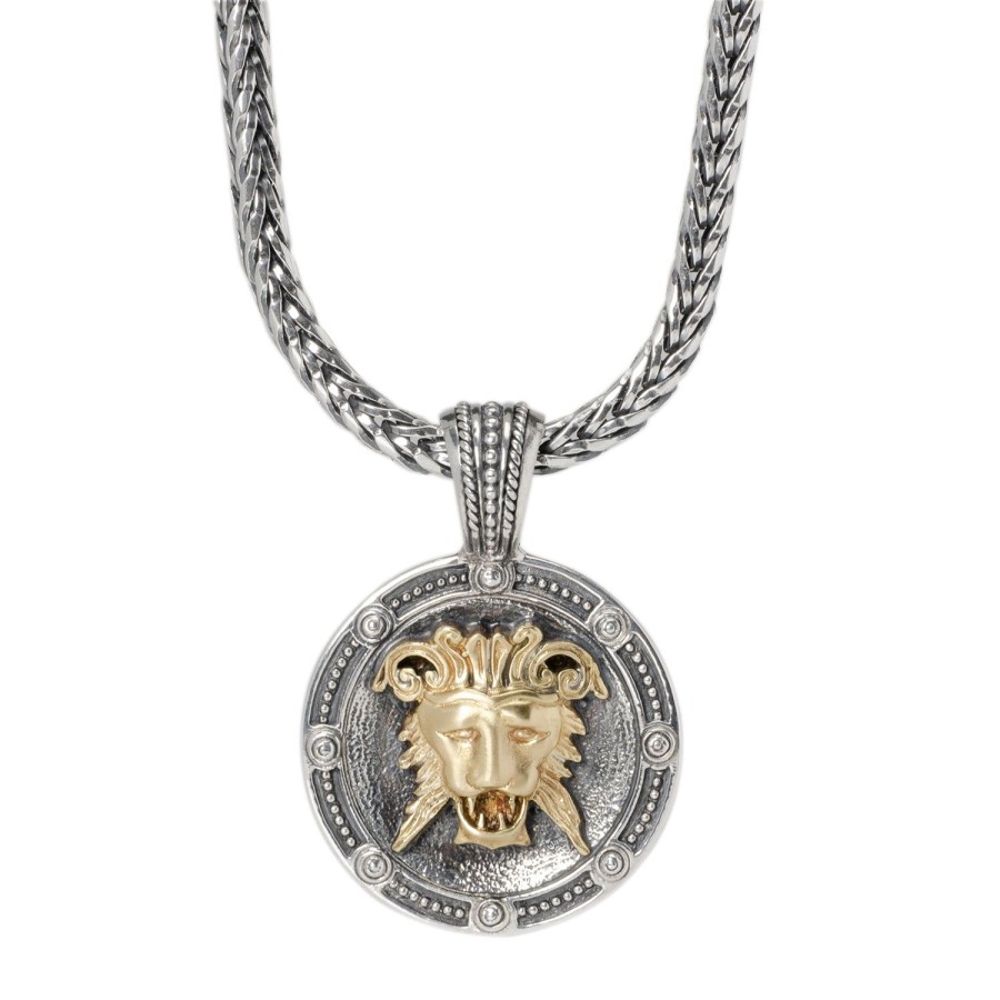 Konstantino Sterling Silver & Bronze Lionhead Necklace | Necklaces And Pendants