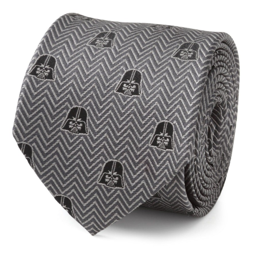 Star Wars Darth Vader Herringbone Black Men'S Tie | Star Wars Ties