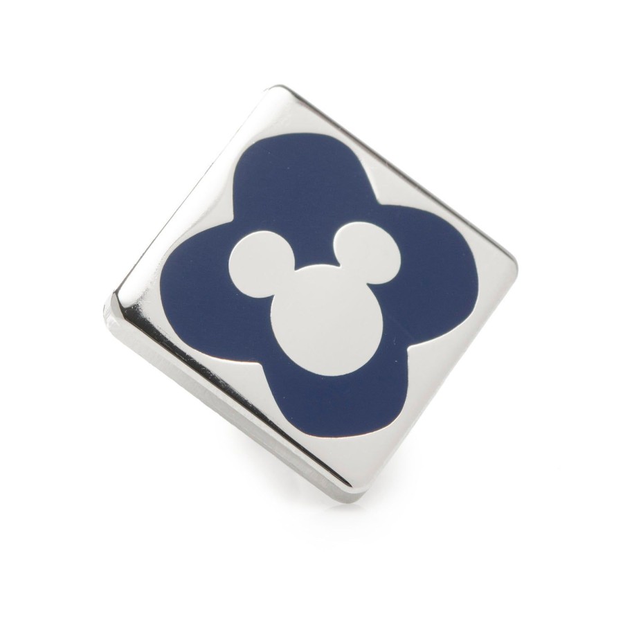 Disney Mickey Mouse Silhouette Blue Lapel Pin | Lapel Pins