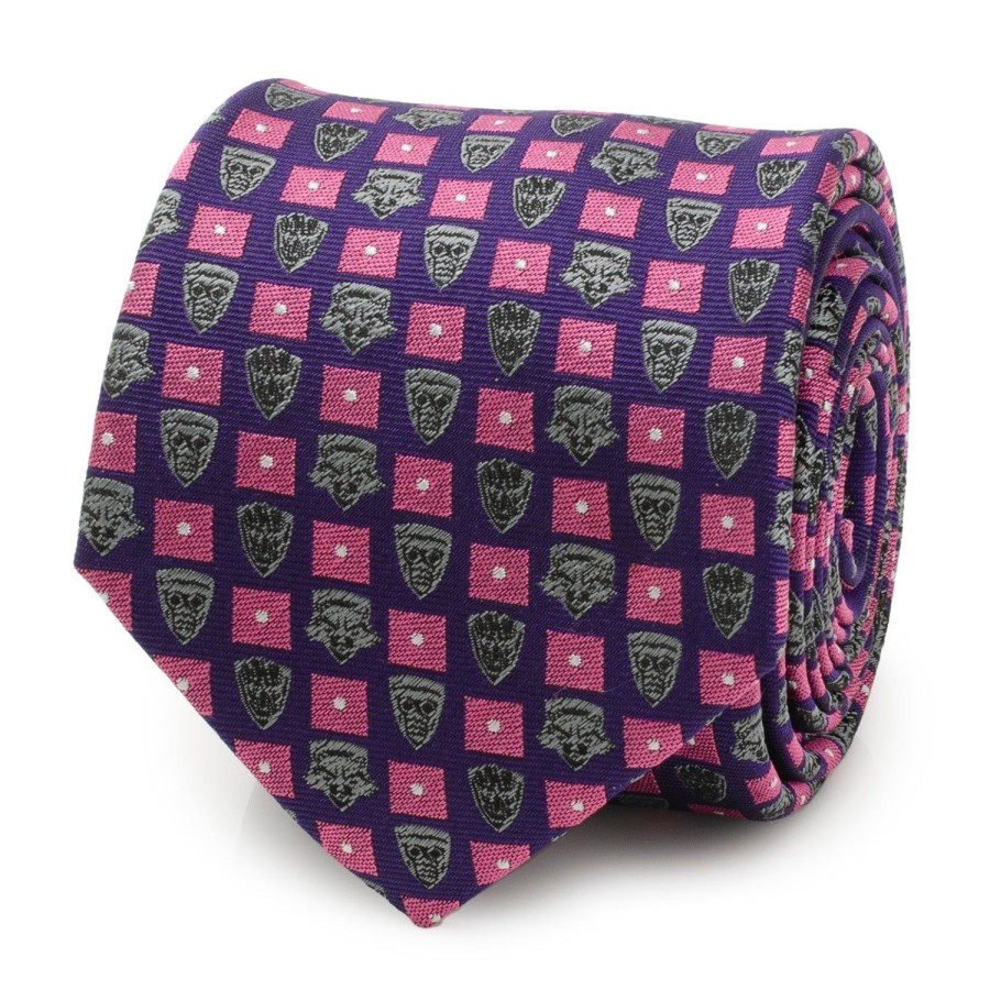 Marvel Guardian'S Of The Galaxy Purple Men'S Tie | Marvel Ties