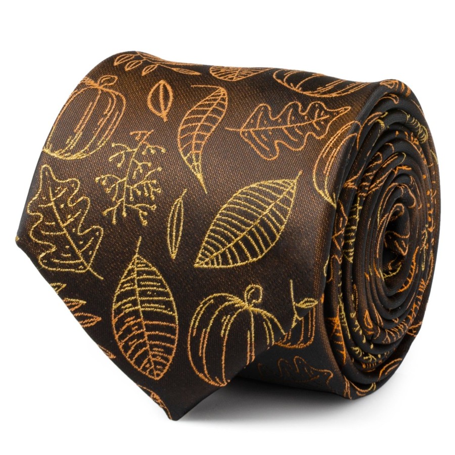 Cufflinks, Inc. Fall Spice Men'S Brown Tie | Classic Ties