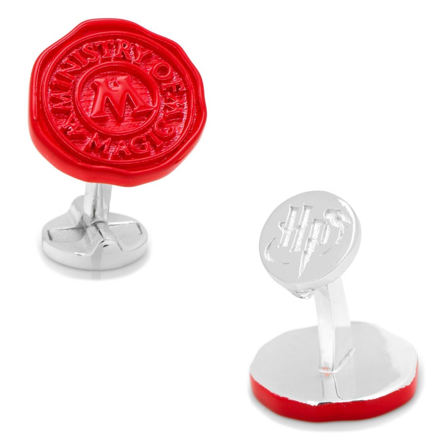 Harry Potter Ministry Of Magic Wax Stamp Cufflinks | Movies & Characters Cufflinks