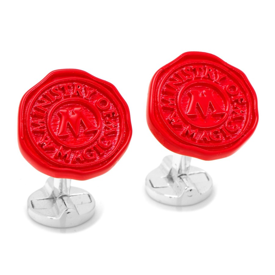 Harry Potter Ministry Of Magic Wax Stamp Cufflinks | Movies & Characters Cufflinks