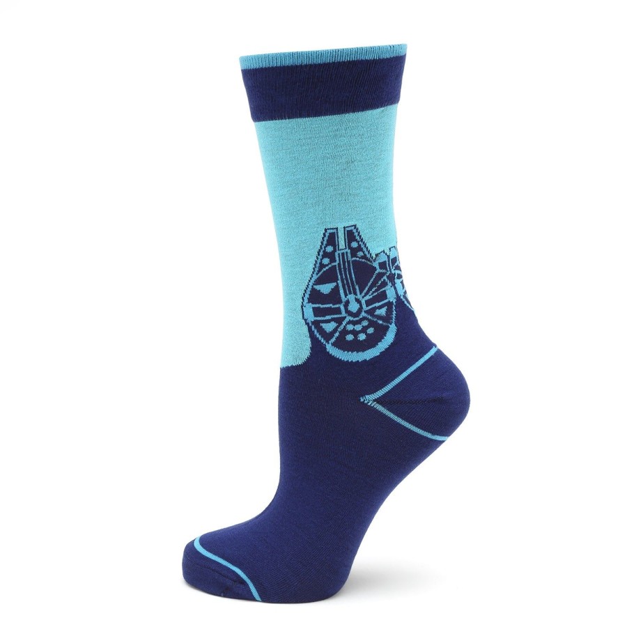 Star Wars Millennium Falcon Mod Blue Socks | Socks