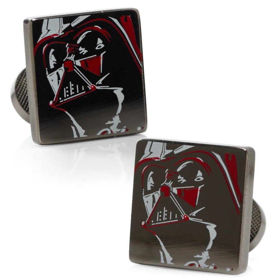 Star Wars Vader Painted Gunmetal Cufflinks | Movies & Characters Cufflinks