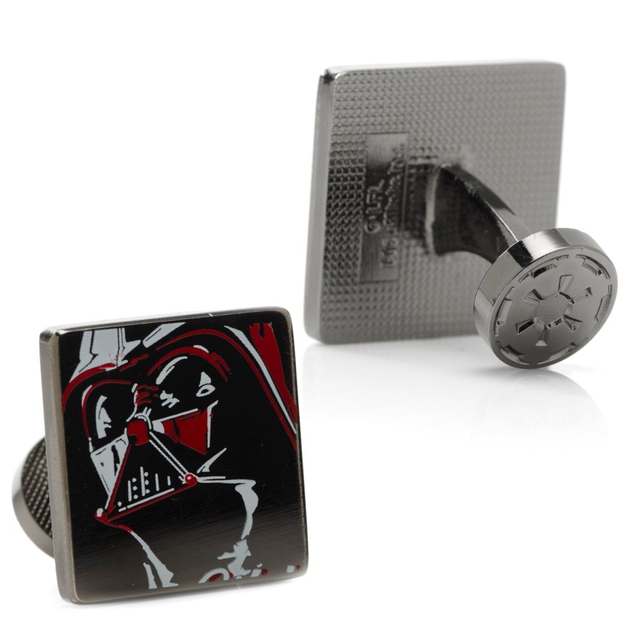 Star Wars Vader Painted Gunmetal Cufflinks | Movies & Characters Cufflinks