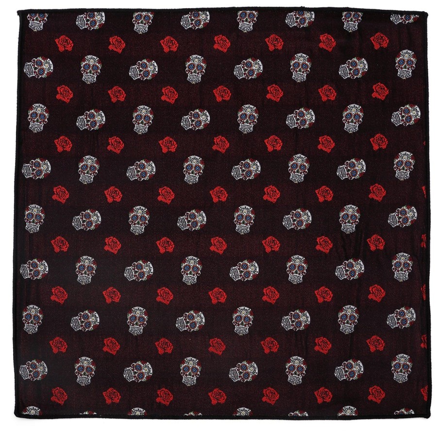 Cufflinks, Inc. Sugar Skull Pocket Square | Pocket Squares