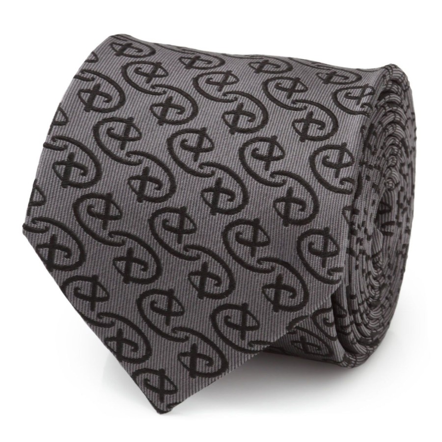 Disney Disney Logo Gray Men'S Tie | Disney Ties